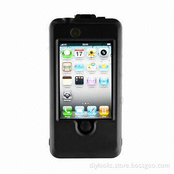 Waterproof and Shockproof Bike Mount for iPhone 4 and 4S, Support 360° Rotation